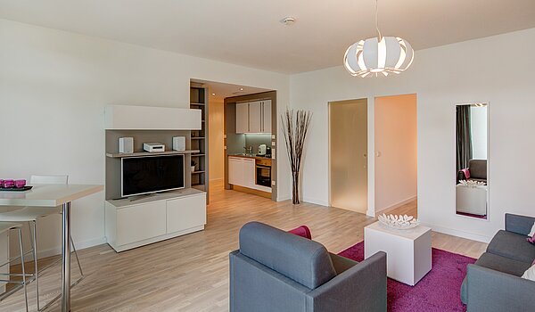 Apartment mit 1.5 Zimmern | München-Bogenhausen | 702971 | Offener Grundriss