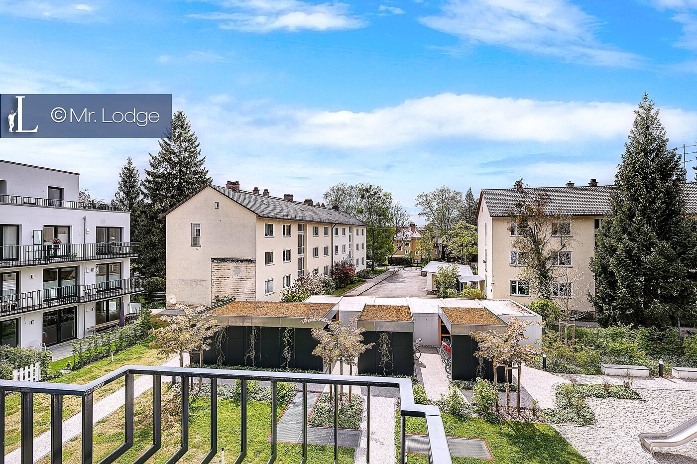 Etagenwohnung mit 2 Zimmern | München-Sendling-Westpark | 1801ML3 | Blick vom Balkon