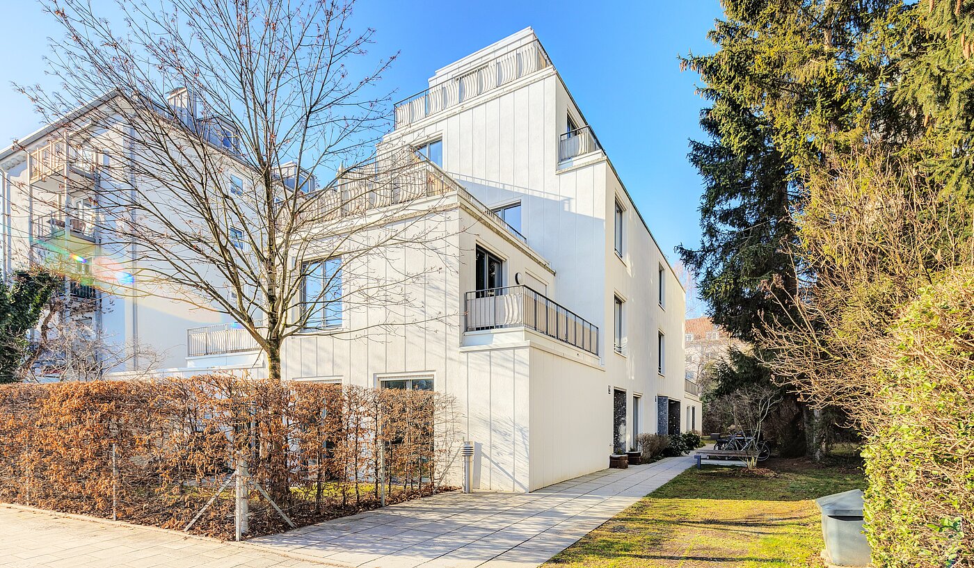 Etagenwohnung mit 2 Zimmern | München-Schwabing | 70195 | Außenansicht