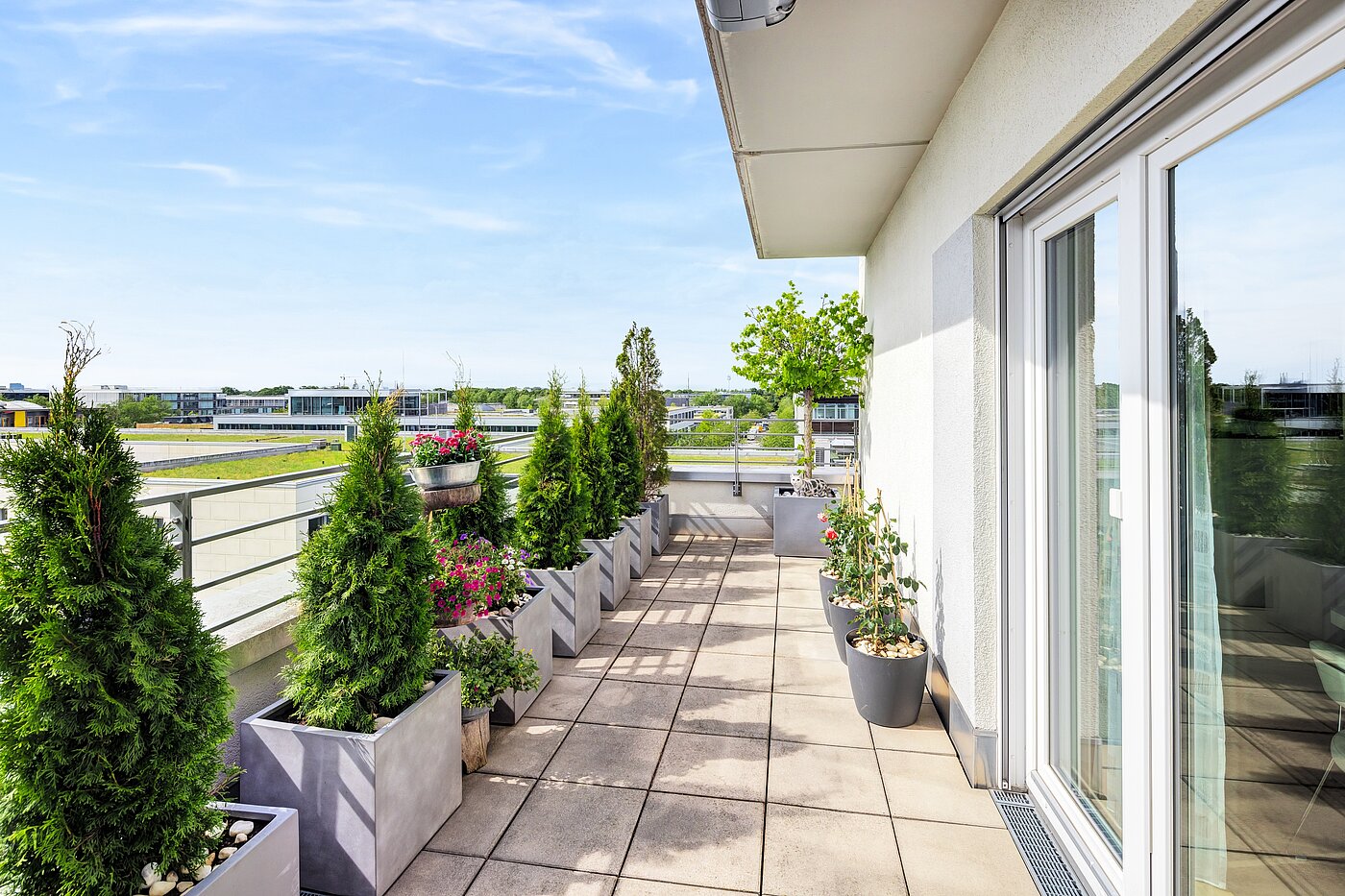 Penthouse mit 3 Zimmern | München-Riem | 70468 | ...umlaufenden..