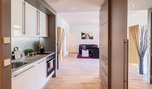 Apartment mit 1.5 Zimmern | München-Bogenhausen | 70378 | Offene Küche mit...