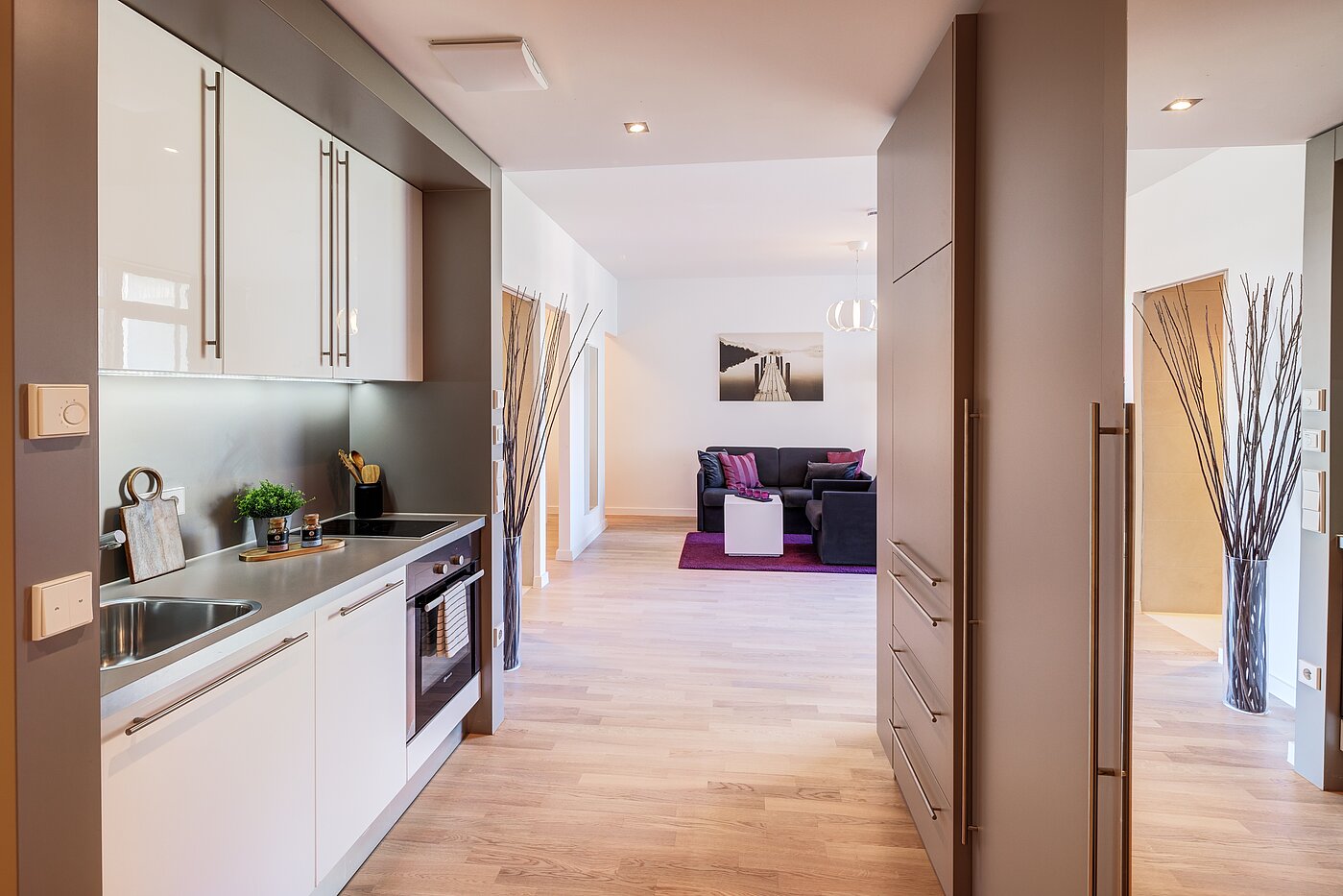 Apartment mit 1.5 Zimmern | München-Bogenhausen | 70378 | Offene Küche mit...