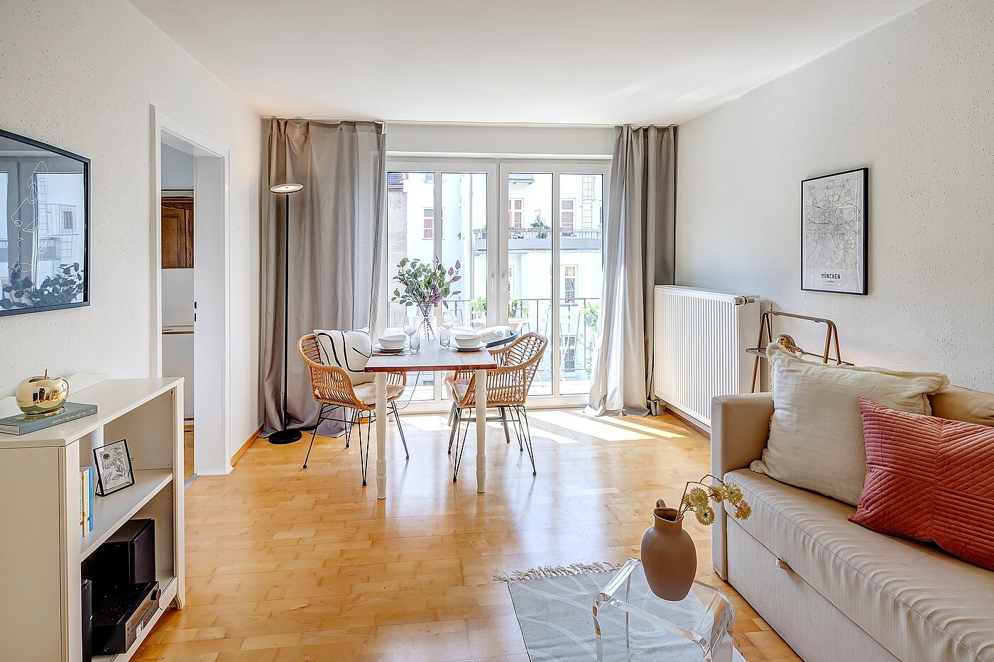 Etagenwohnung mit 1.5 Zimmern | München-Schwabing | 70014
