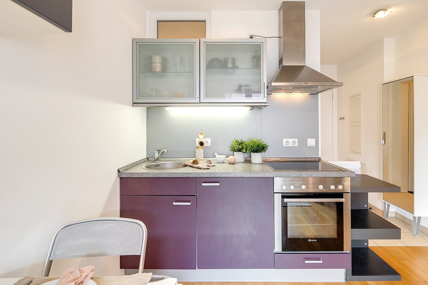 Etagenwohnung mit 1 Zimmer | München-Pasing | 2108ML2 | Küchenzeile voll ausgestattet