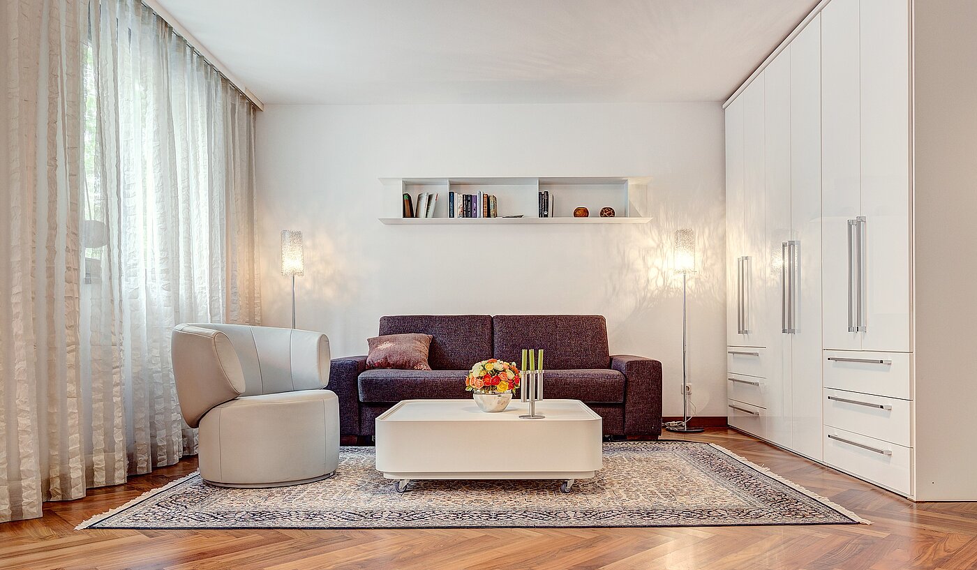 Etagenwohnung mit 1 Zimmer | München-Schwabing | 2207ML10 | Ausziehbare Schlafcouch