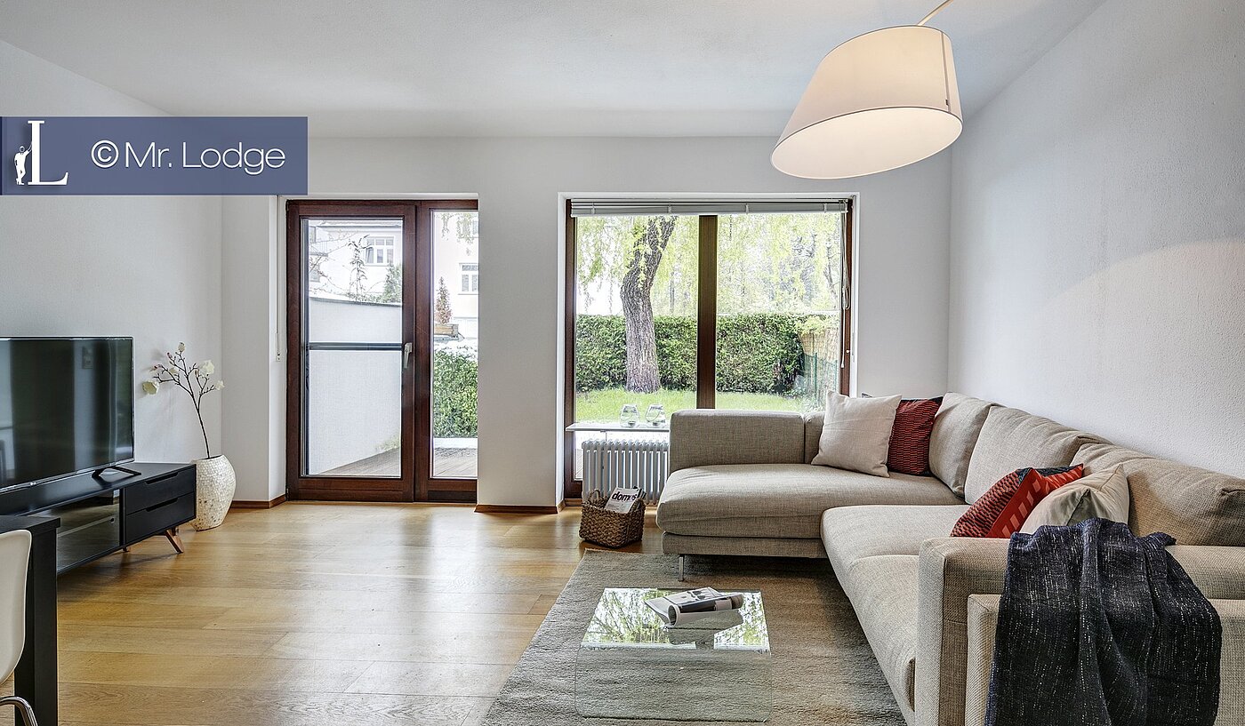 Erdgeschosswohnung mit 2 Zimmern | München-Harlaching | 1704ML6 | Wohnzimmer