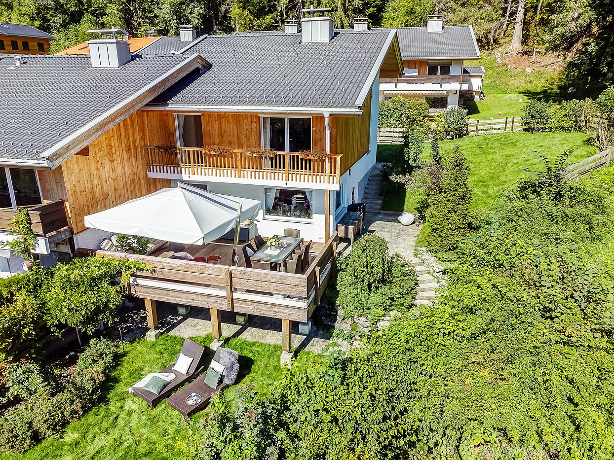 Reiheneckhaus mit 3 Zimmern | Kreuth | 70037 | ...vom Garten und der großen Terrasse