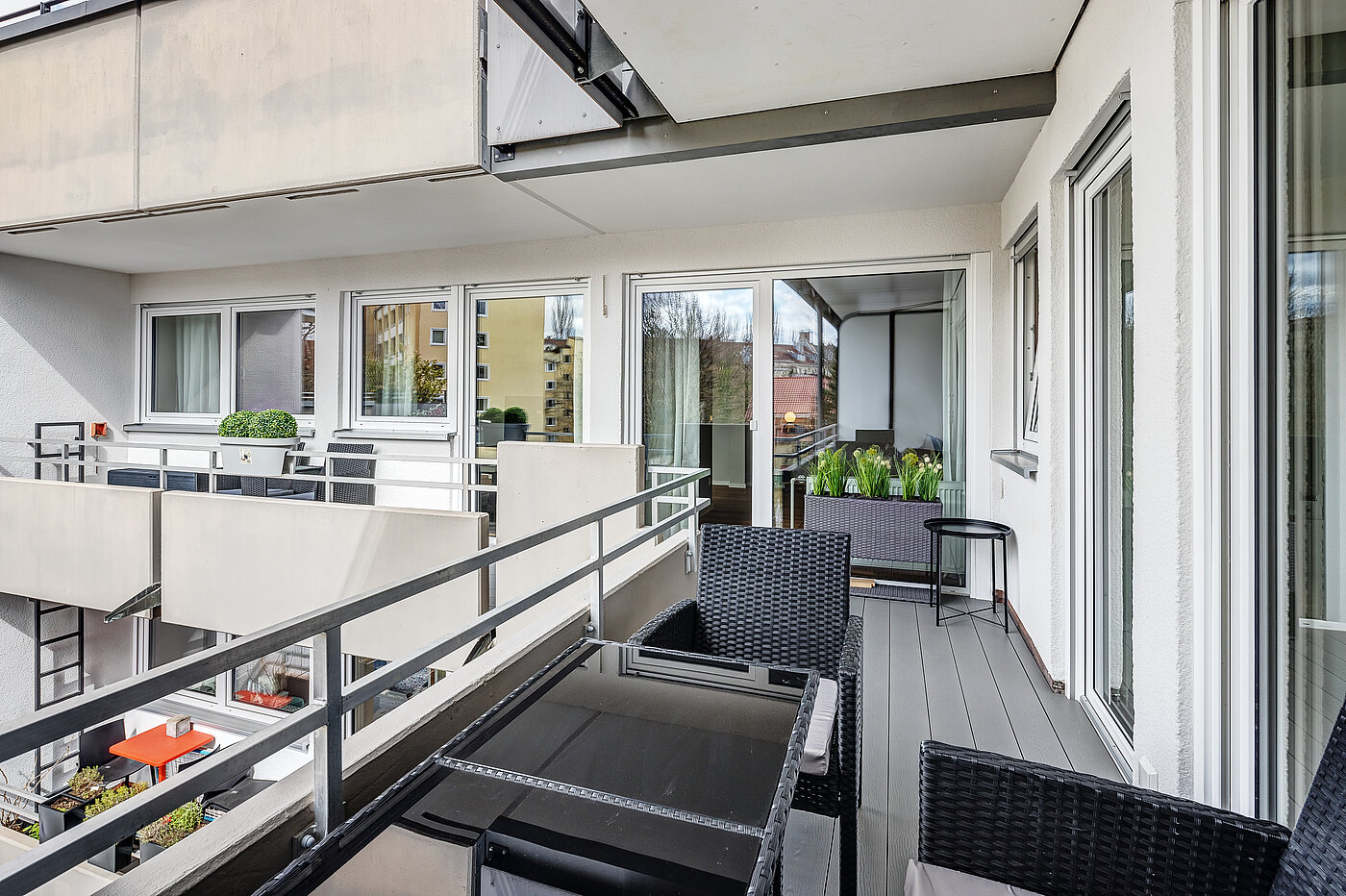 Etagenwohnung mit 4 Zimmern | München-Au | 70423 | Balkon