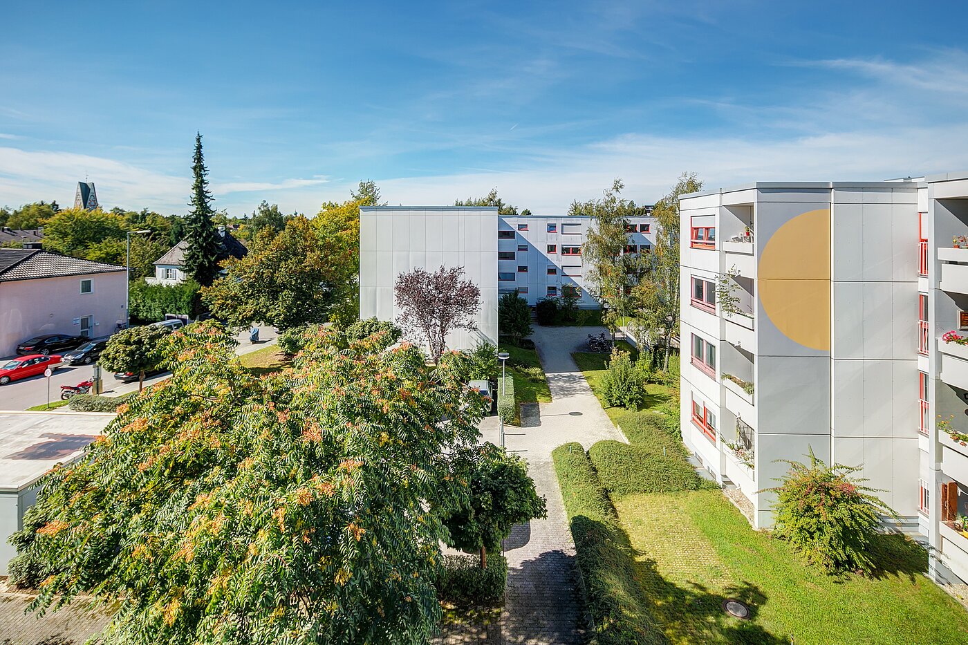 Etagenwohnung mit 2.5 Zimmern | München-Hadern | 70393 | Ausblick von der Loggia