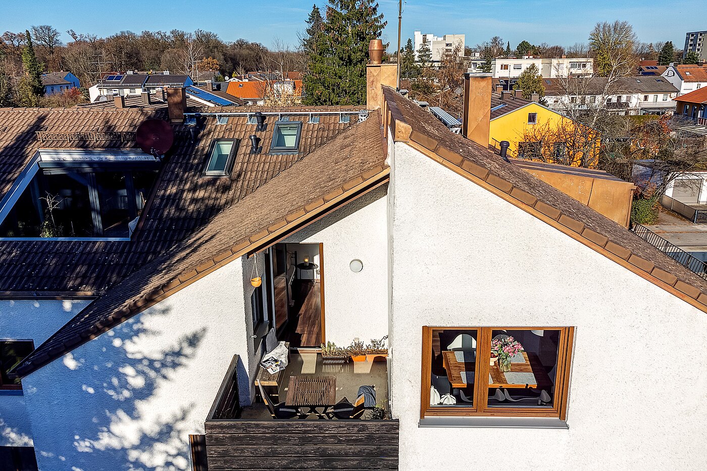 Etagenwohnung mit 2 Zimmern | München-Untermenzing | 70177 | Blick auf den Balkon