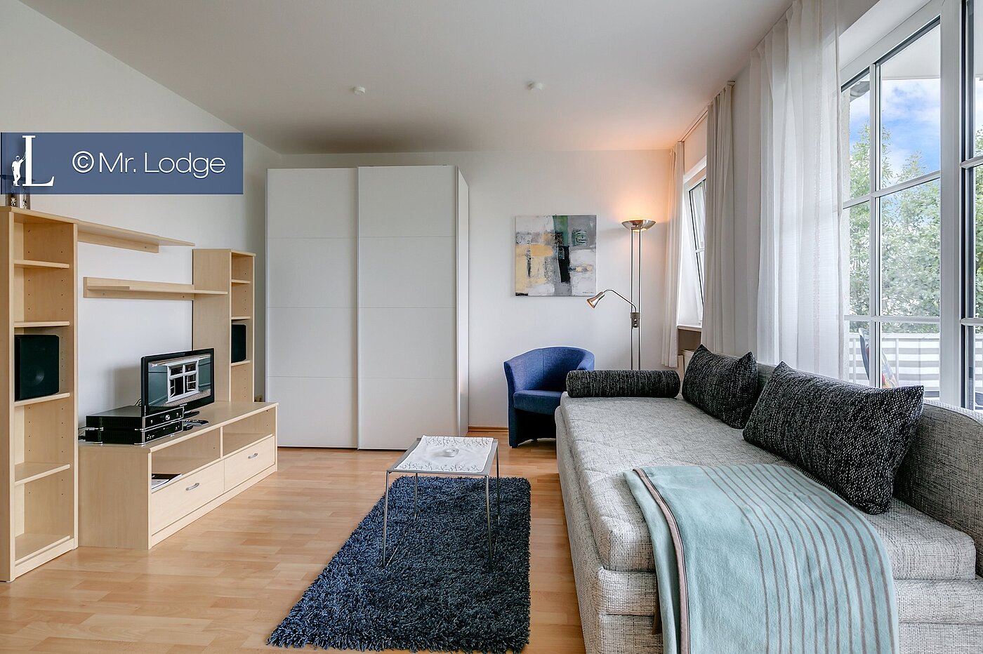 Etagenwohnung mit 1 Zimmer | München-Untermenzing | 1802ML1 | Großer Wohn- Schlafbereich