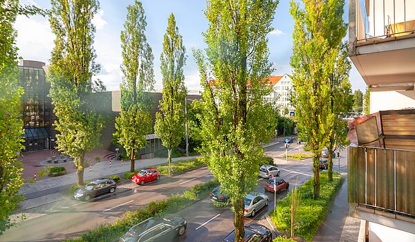 Apartment mit 1 Zimmer | München-Sendling | 70389 | Ausblick Balkon