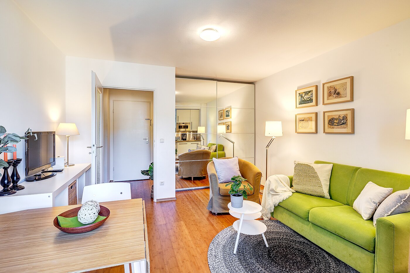 Etagenwohnung mit 1 Zimmer | München-Schwabing | 2210ML3 | Schlafen