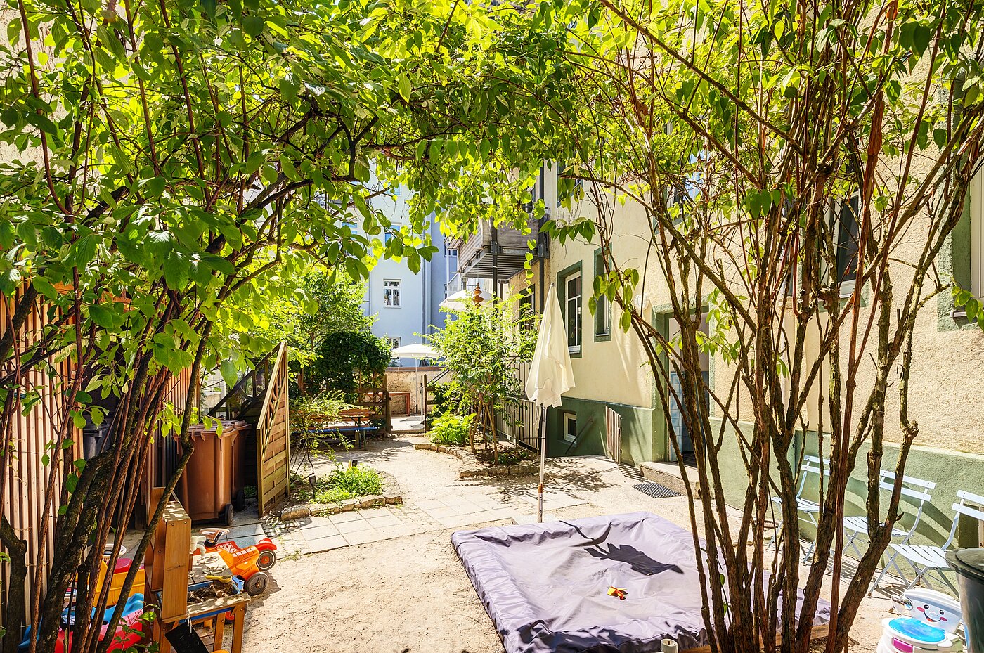 Etagenwohnung mit 1.5 Zimmern | München-Neuhausen | 70473 | Einladender Innenhof
