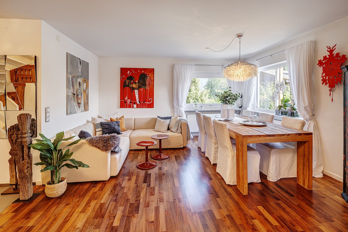 Reiheneckhaus mit 3 Zimmern | Kreuth | 70037 | Heller Wohn- und Essbereich...