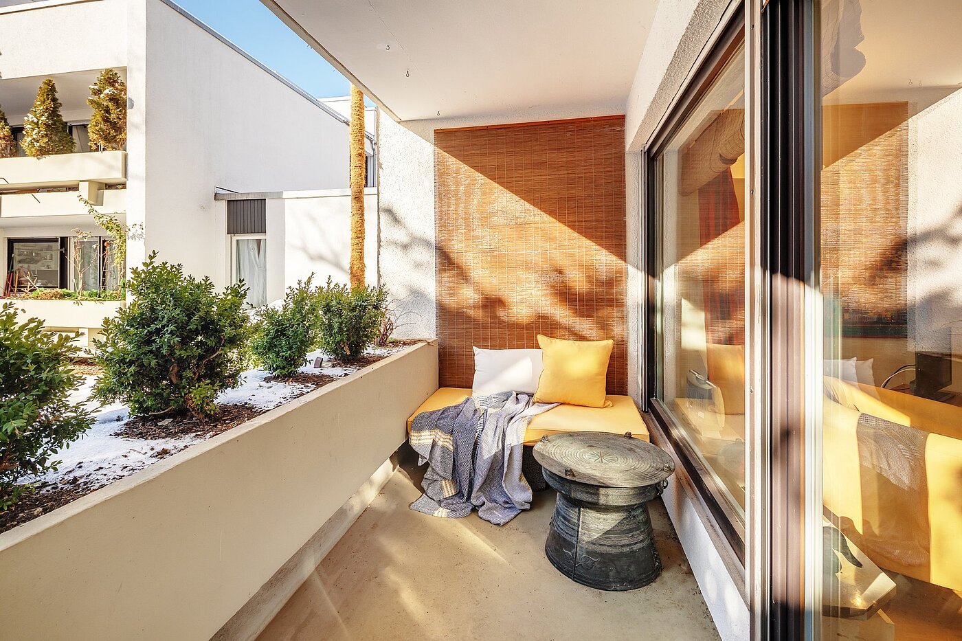 Etagenwohnung mit 2 Zimmern | München-Nymphenburg | 2101ML6 | ...gemütlichen Süd/West Loggia