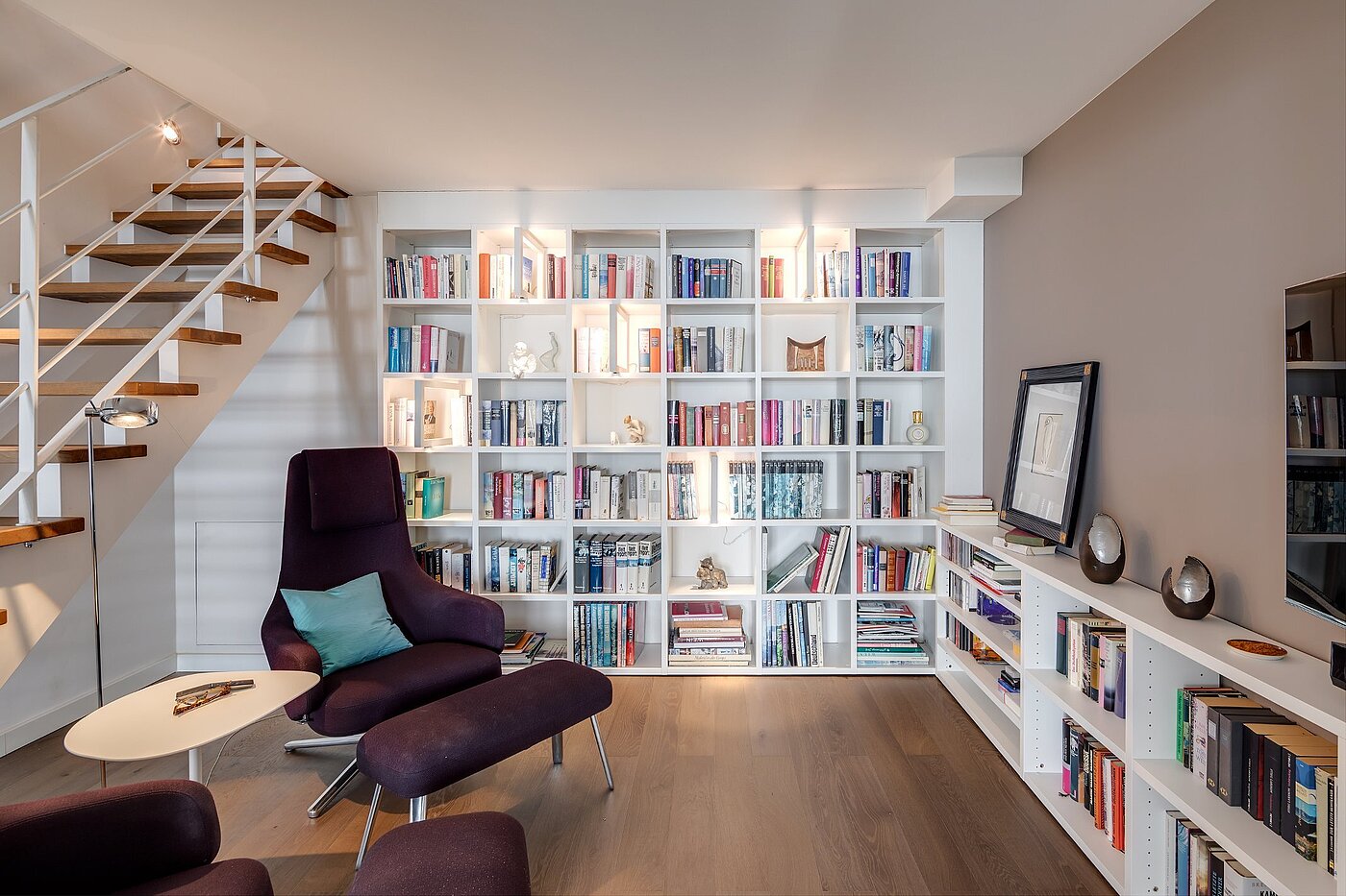 Etagenwohnung mit 5 Zimmern | München-Maxvorstadt | 1807ML1 | Fernseh- und Leseraum