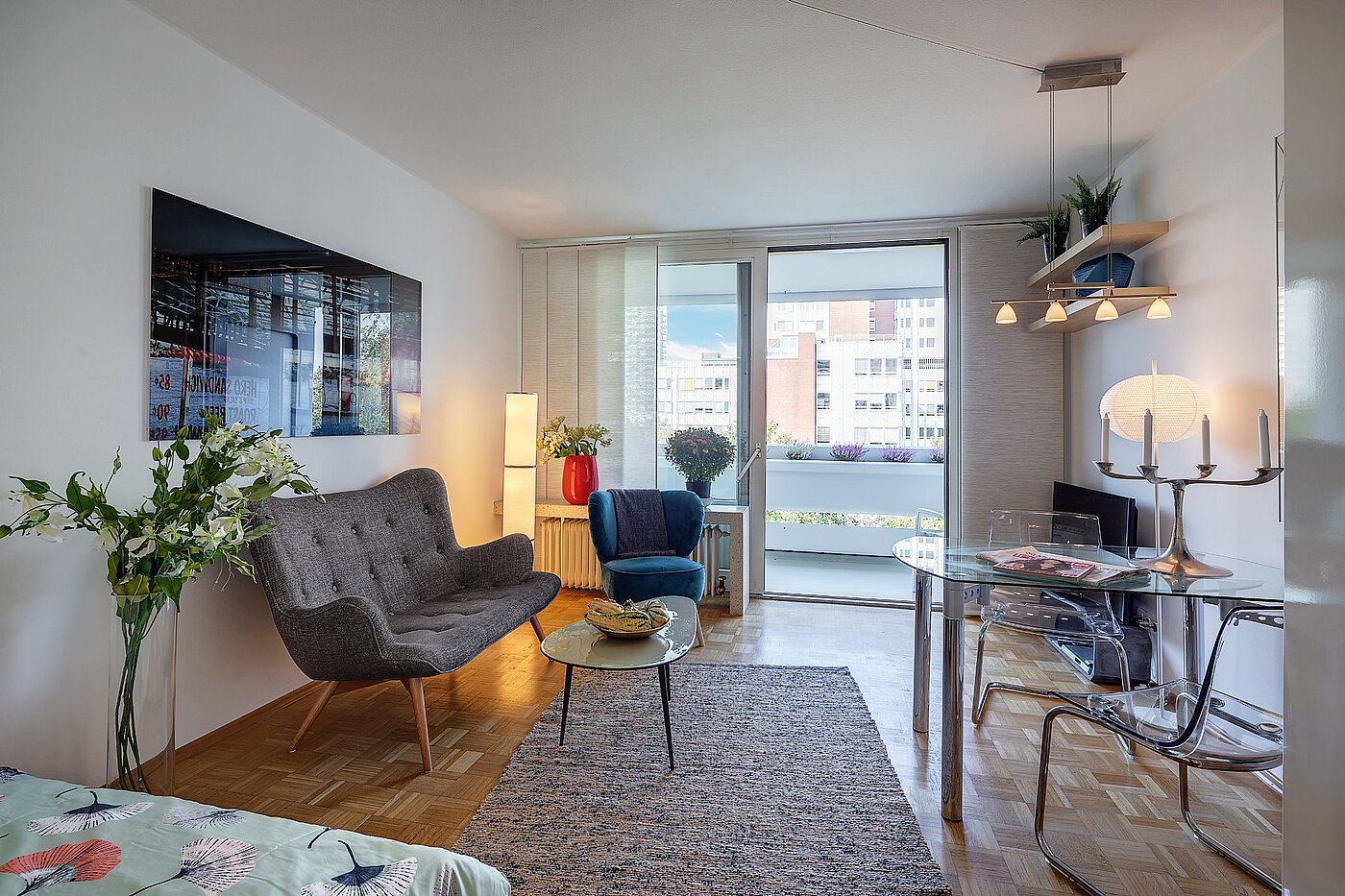 Etagenwohnung mit 1 Zimmer | München-Bogenhausen | 1809ML7 | Heller Wohnraum