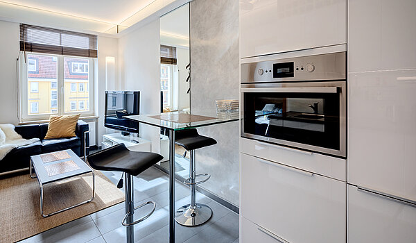 Etagenwohnung mit 2 Zimmern | München-Au | 70387 | Wohnen/Kochen