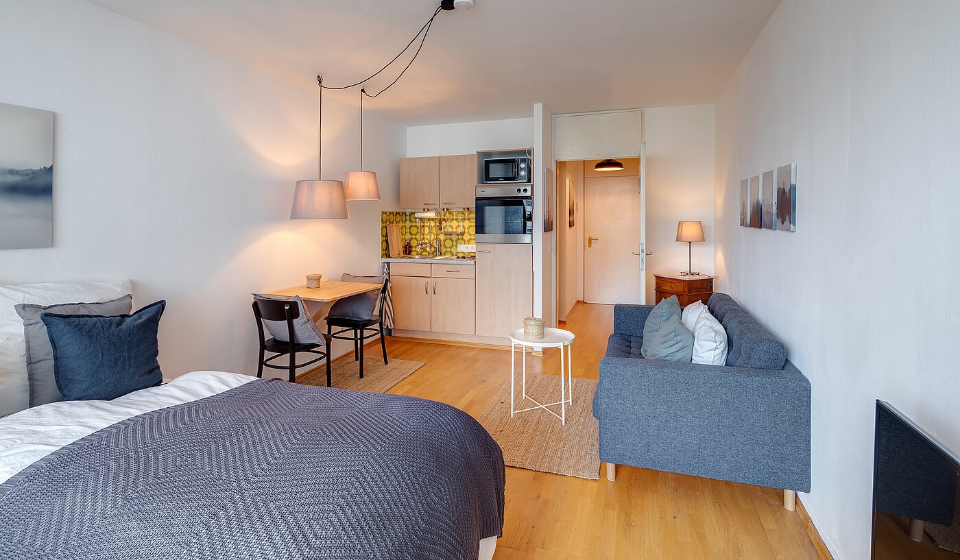 Etagenwohnung mit 1 Zimmer | München-Au | 2211ML1 | ...Schlafbereich