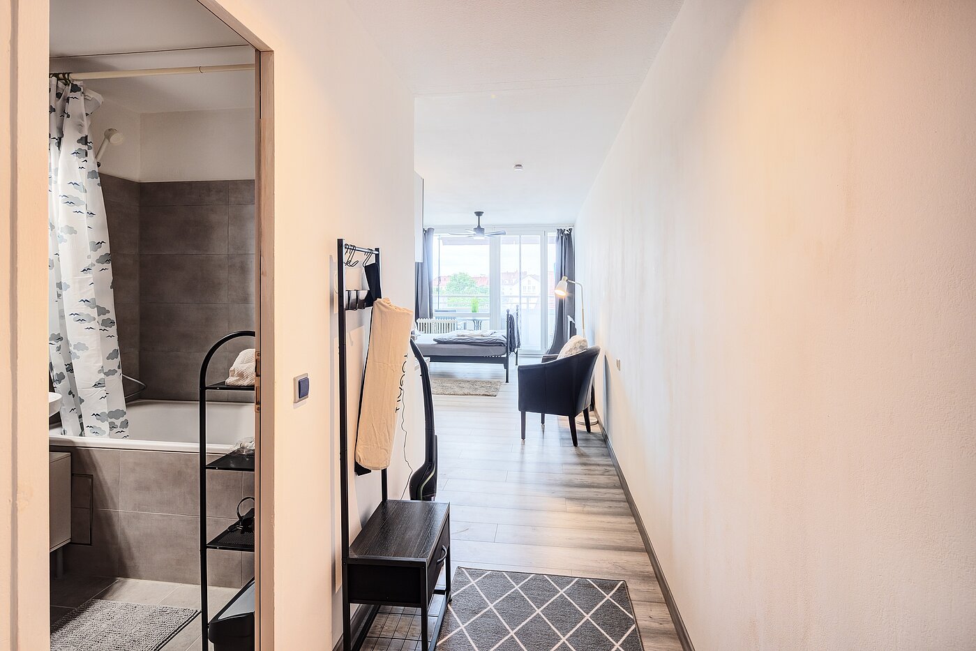 Etagenwohnung mit 1 Zimmer | München-Haidhausen | 70482 | Zugang Badezimmer
