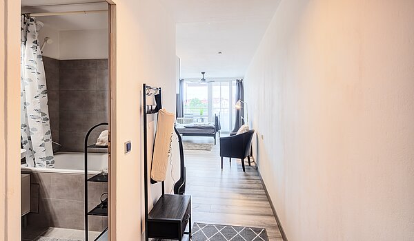Etagenwohnung mit 1 Zimmer | München-Haidhausen | 70482 | Zugang Badezimmer