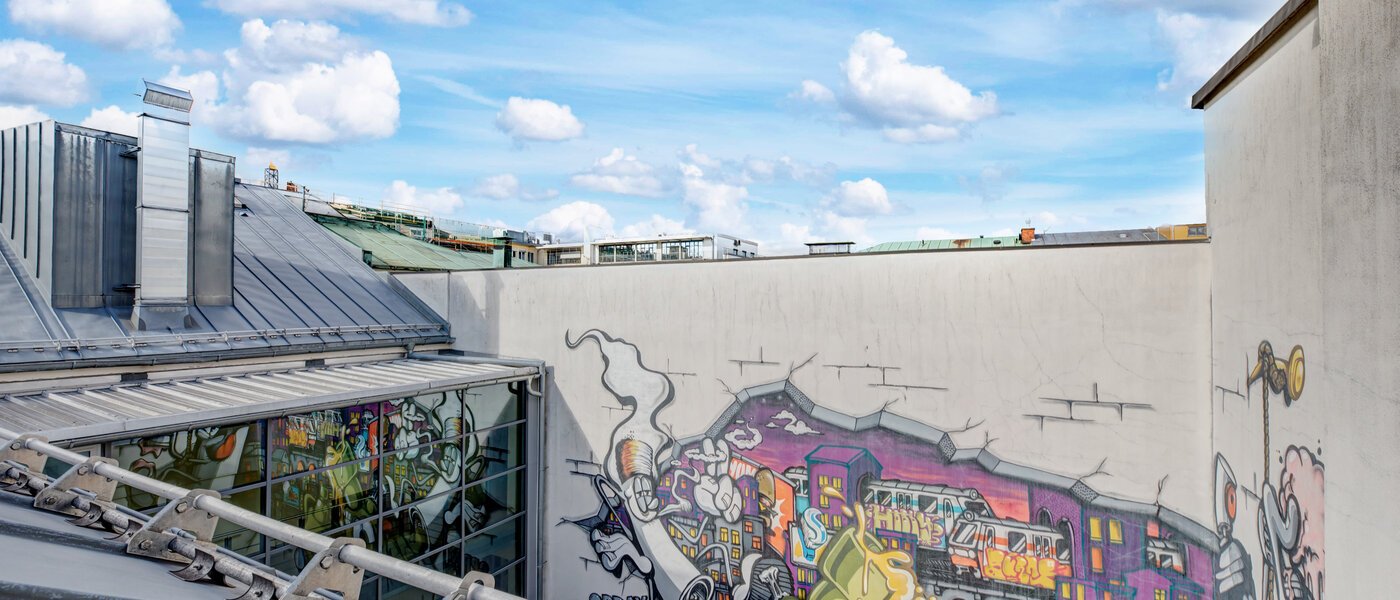 Dachterrassenwohnung München Maxvorstadt - Museumsviertel 02 Aussicht 1