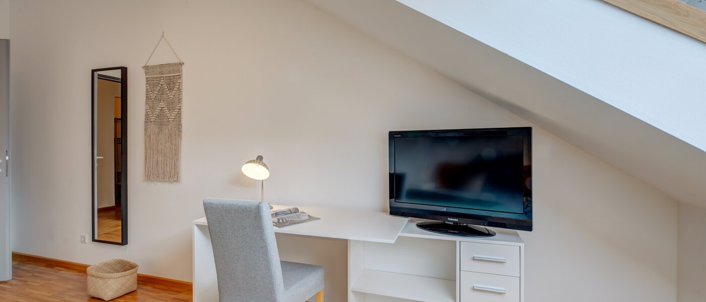 Dachterrassenwohnung München Maxvorstadt - Museumsviertel 03 1. Schlafzimmer 1