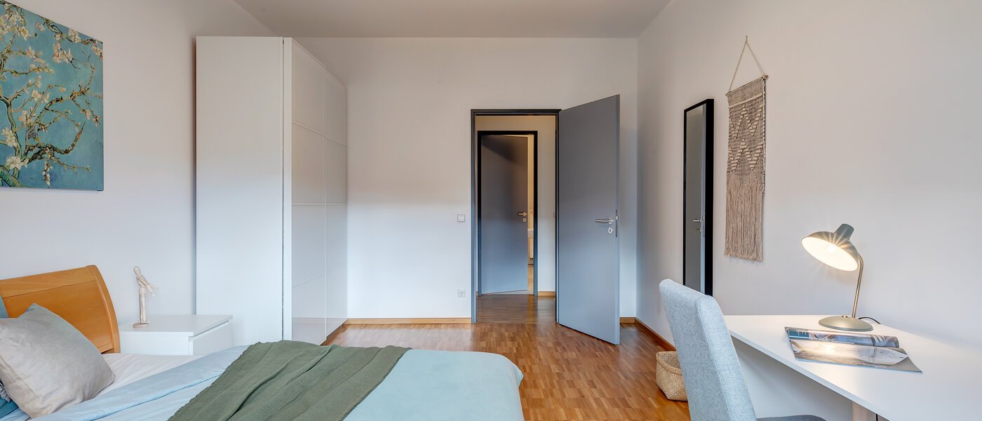 Dachterrassenwohnung München Maxvorstadt - Museumsviertel 04 1. Schlafzimmer 1