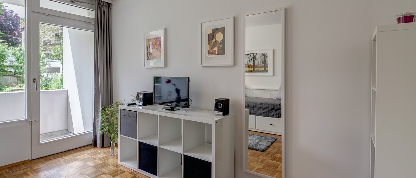 Apartment München Schwabing-Nord (zw. Leopoldstraße & Englischen Garten) 02 Wohnbereich 10010