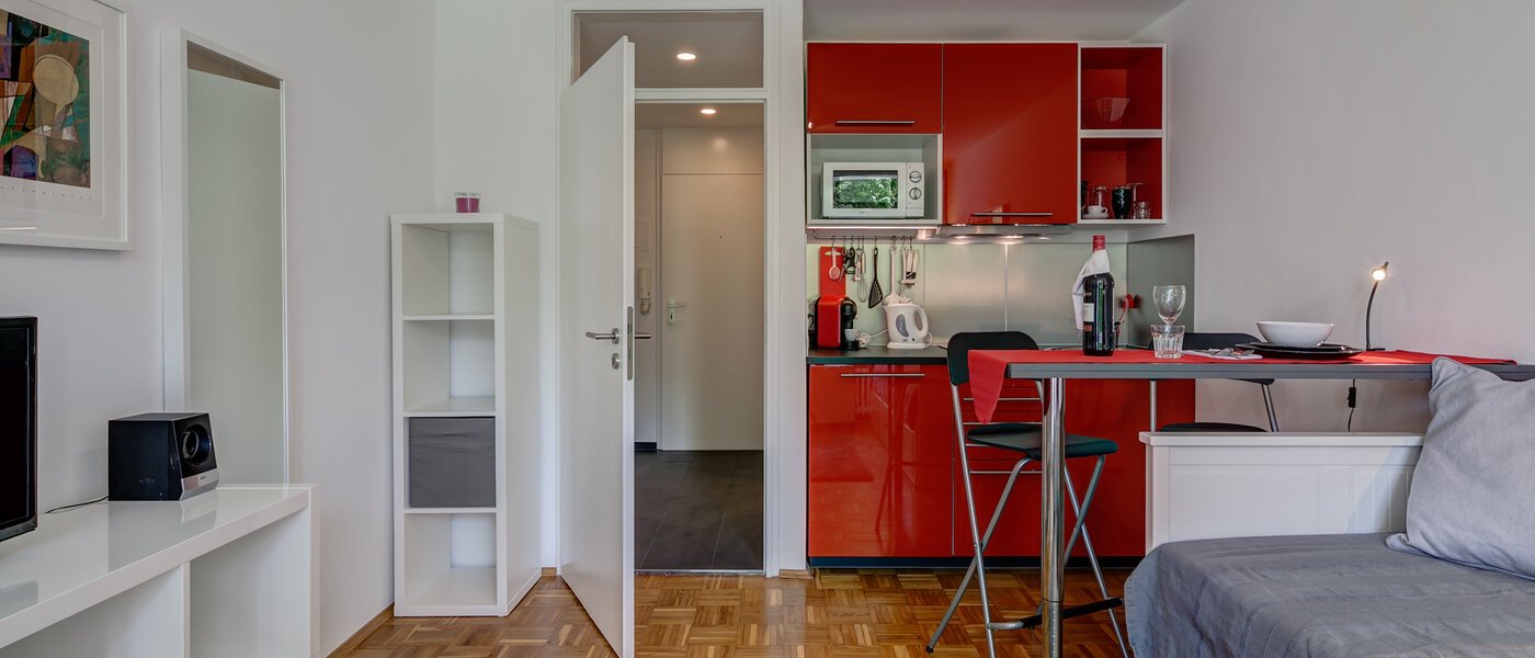 Apartment München Schwabing-Nord (zw. Leopoldstraße & Englischen Garten) 03 Wohnbereich 10010