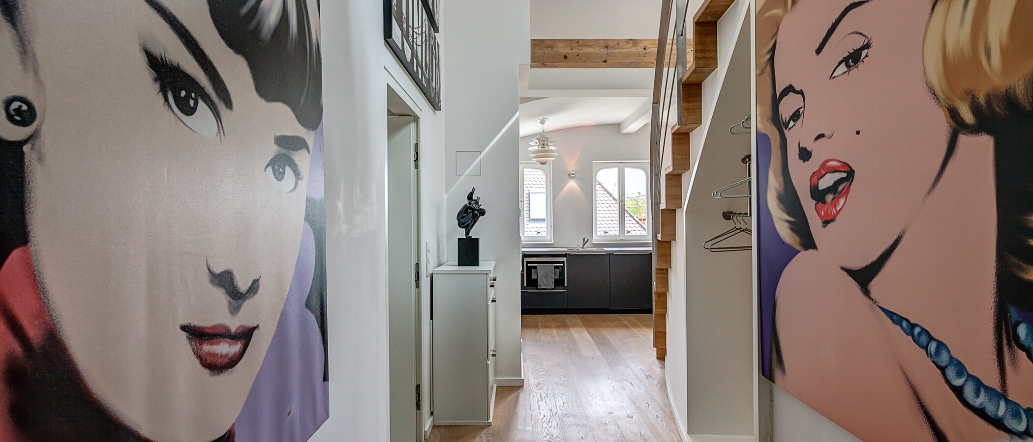 Galeriewohnung München Schwabing (rechts der Leopoldstraße) 02 Flur/Gang 10012