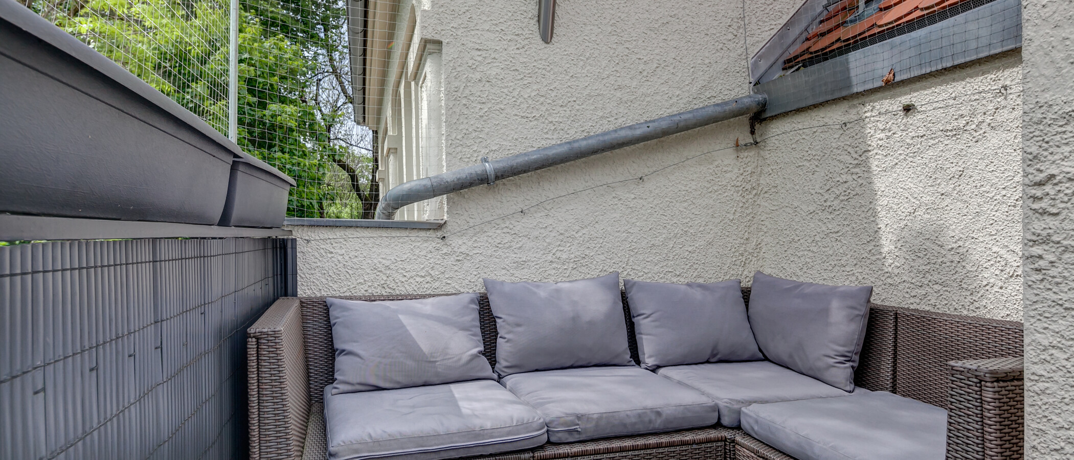 Galeriewohnung München Schwabing (rechts der Leopoldstraße) 01 Terrasse 10012