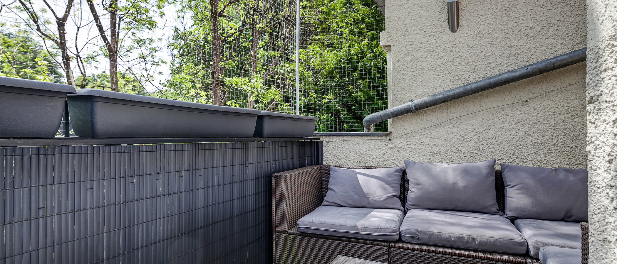 Galeriewohnung München Schwabing (rechts der Leopoldstraße) 02 Terrasse 10012