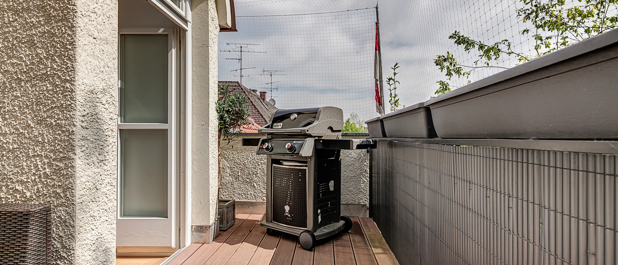 Galeriewohnung München Schwabing (rechts der Leopoldstraße) 04 Terrasse 10012