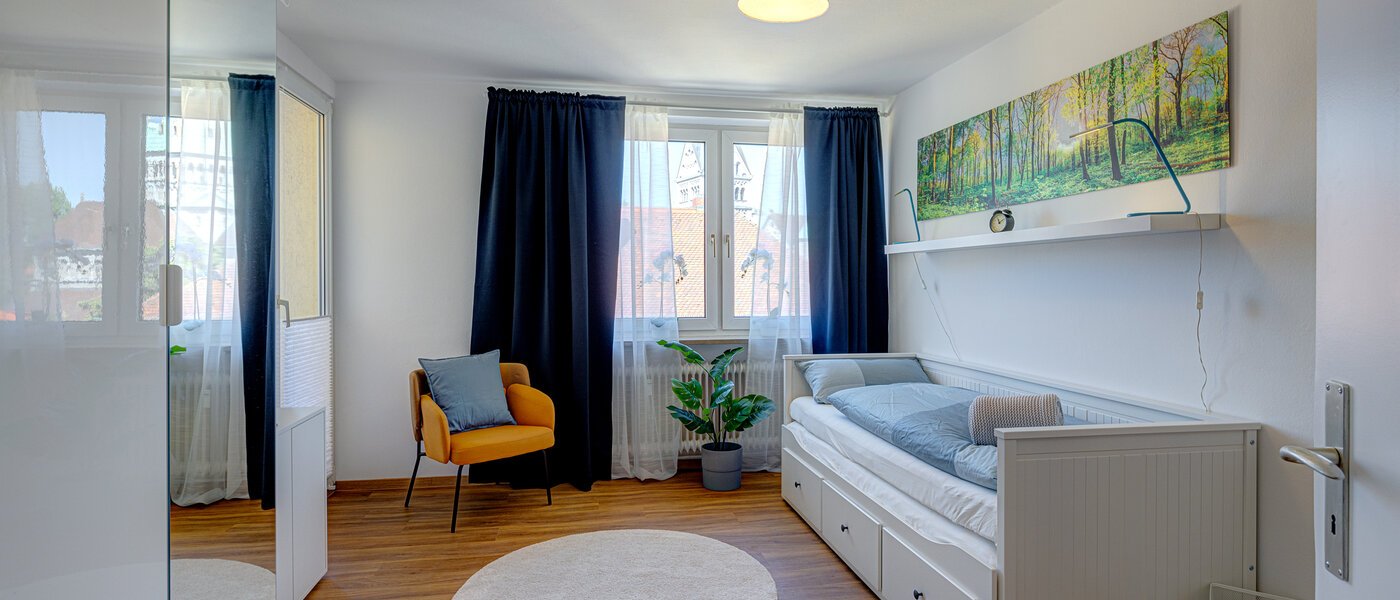 Wohnung München Lehel 01 2. Schlafzimmer	 10088
