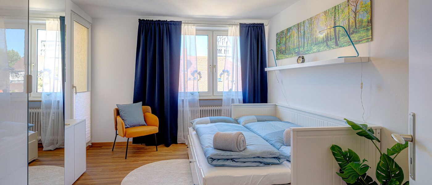 Wohnung München Lehel 02 2. Schlafzimmer	 10088