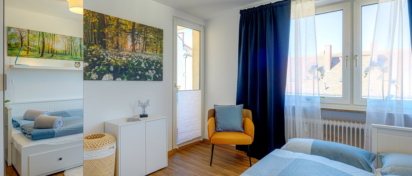 Wohnung München Lehel 03 2. Schlafzimmer	 10088