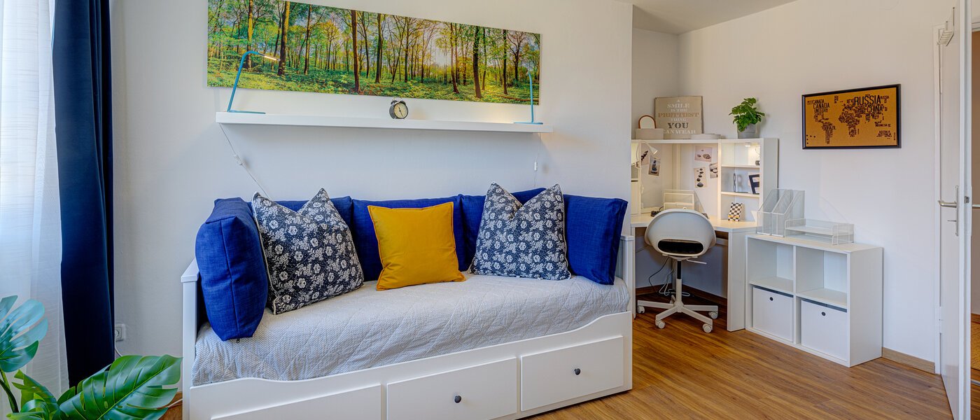 Wohnung München Lehel 06 2. Schlafzimmer	 10088