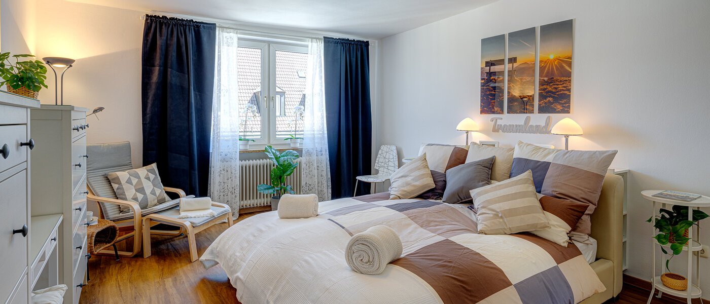 Wohnung München Lehel 01 1. Schlafzimmer 10088