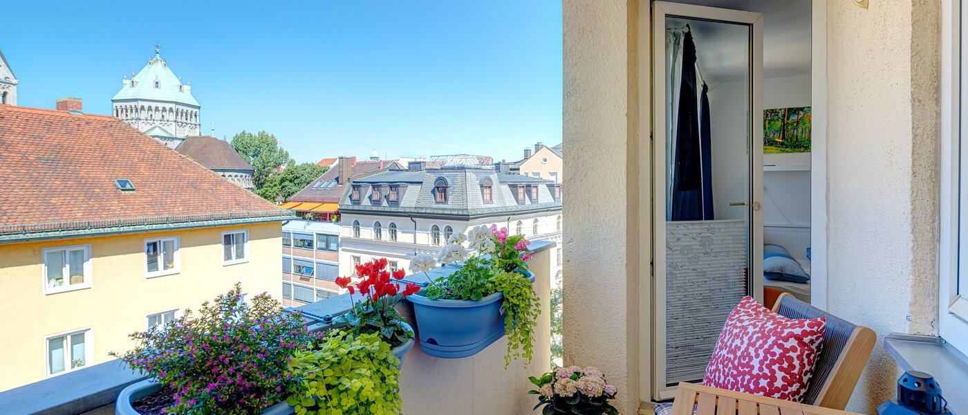 Wohnung München Lehel 02 1. Balkon 10088