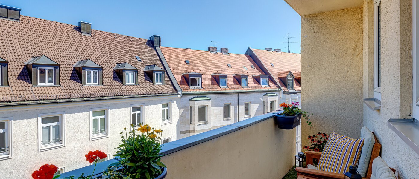 Wohnung München Lehel 01 2. Balkon 10088