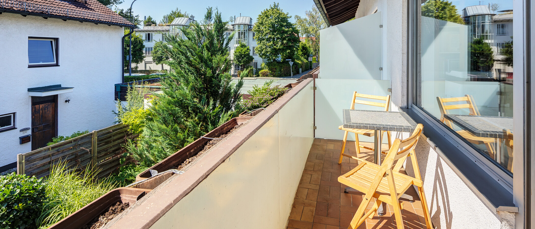 Reihenhaus München Fasangarten 01 Balkon 10099