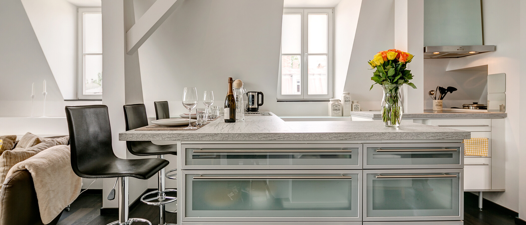Dachgeschosswohnung München Schlachthofviertel 02 Küche 10128