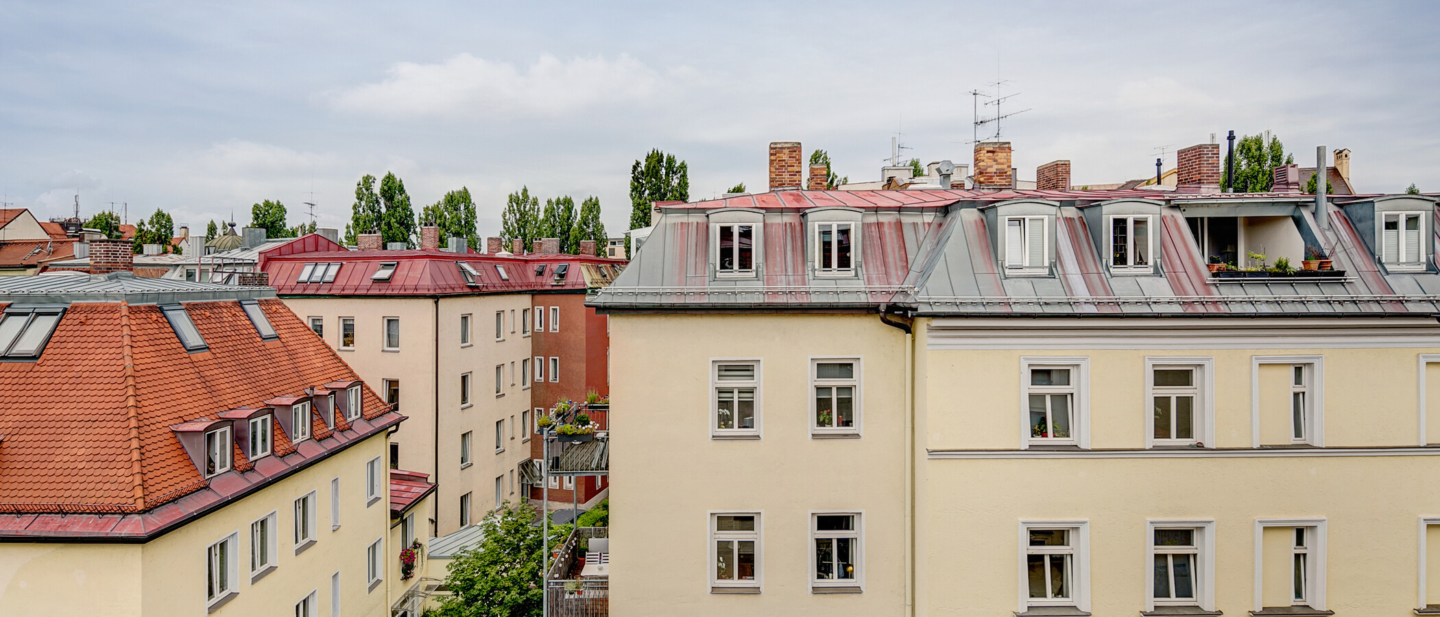 Dachgeschosswohnung München Schlachthofviertel 02 Aussicht 10128