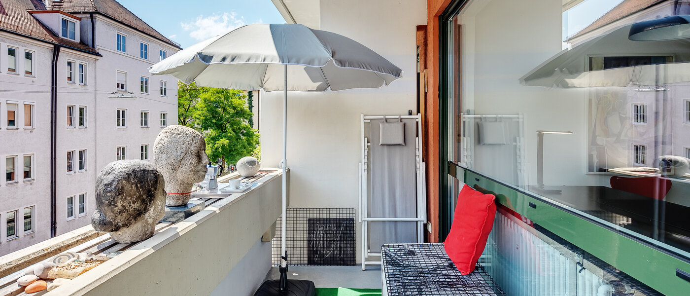 Wohnung München Schwabing-West (rund um den Hohenzollernplatz) 01 Balkon 10175