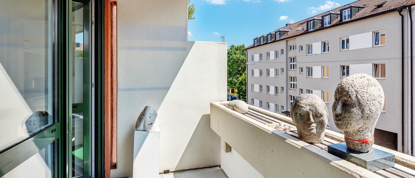 Wohnung München Schwabing-West (rund um den Hohenzollernplatz) 02 Balkon 10175