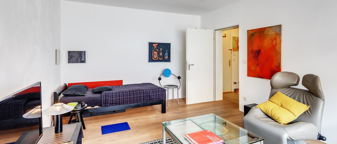 Wohnung München Schwabing-West (rund um den Hohenzollernplatz) 04 Wohnbereich 10175