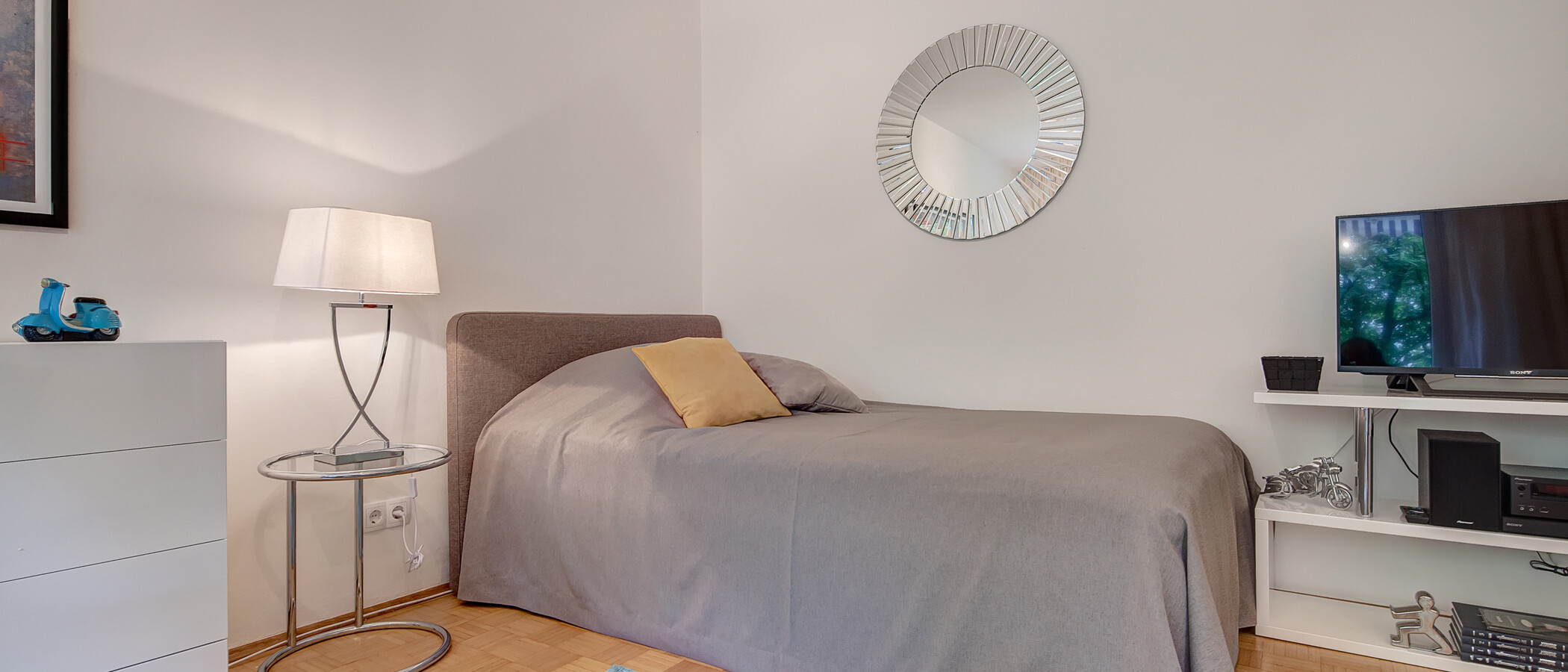 Wohnung München Maxvorstadt - Universitätsviertel 01 Schlafen 10224