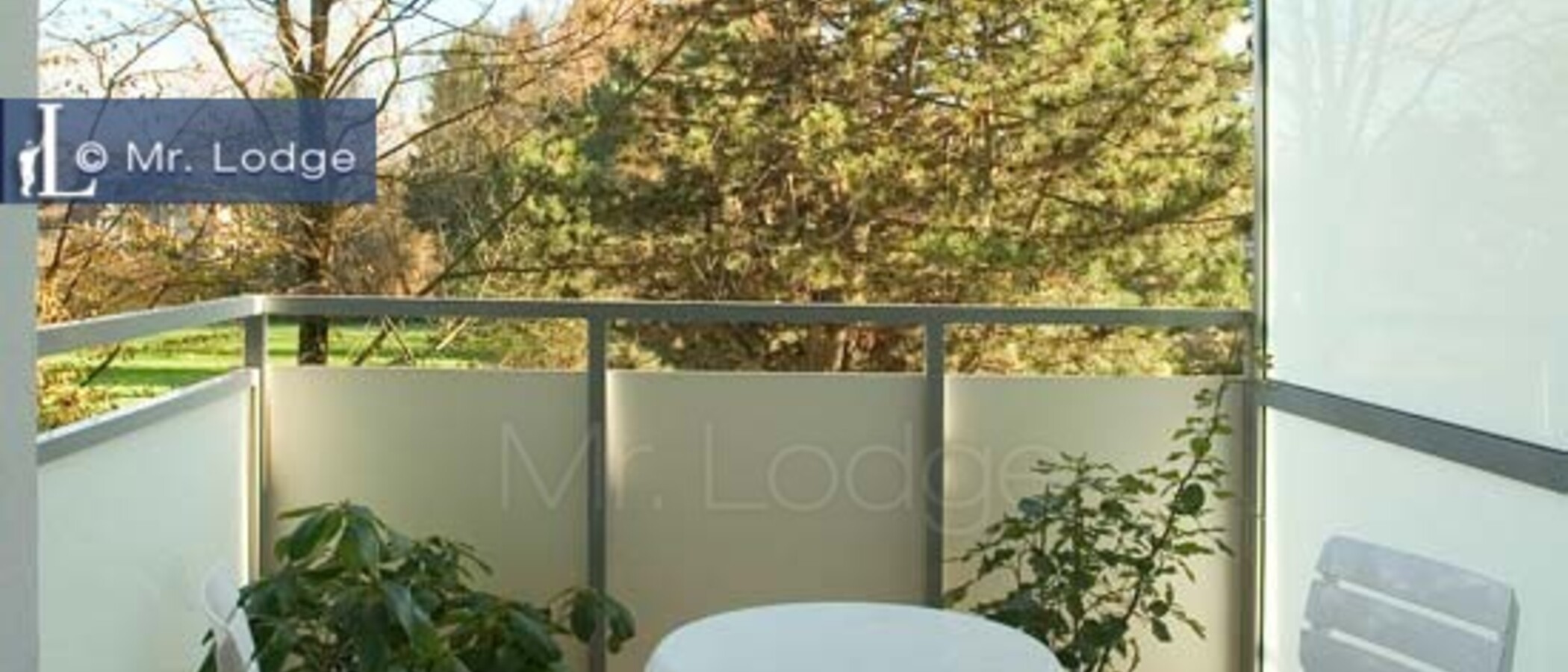 Apartment München Arabellapark 01 Balkon 1023